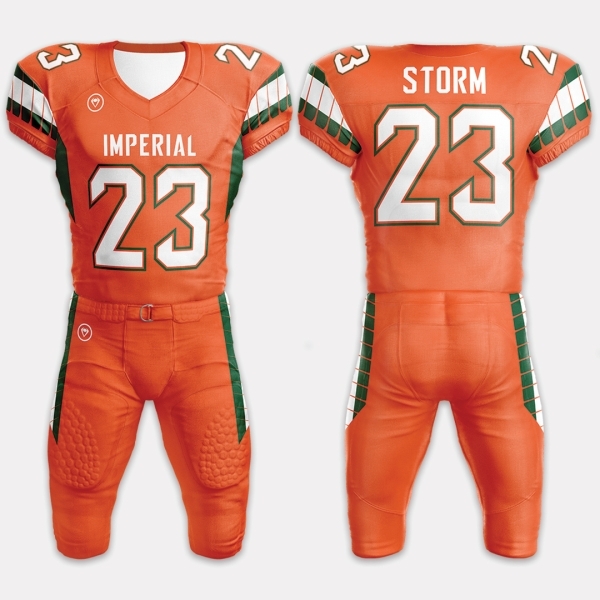 Storm Sublimated Football Uniform - Custom Sports Jerseys & Custom